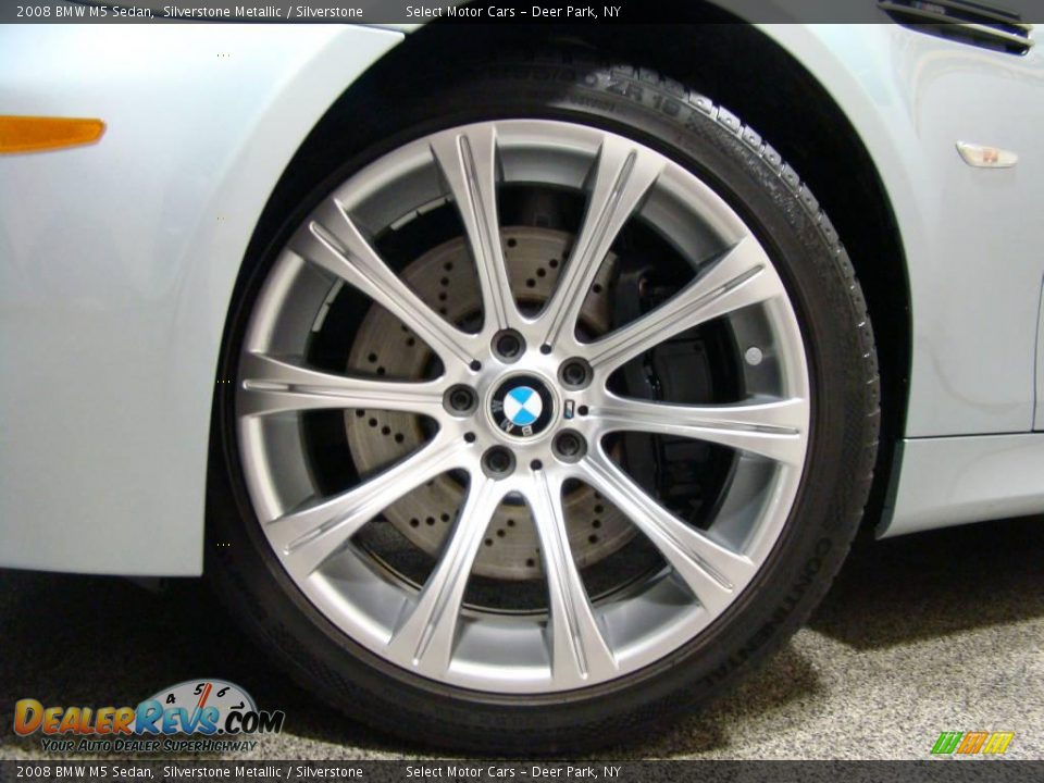 2008 BMW M5 Sedan Silverstone Metallic / Silverstone Photo #6
