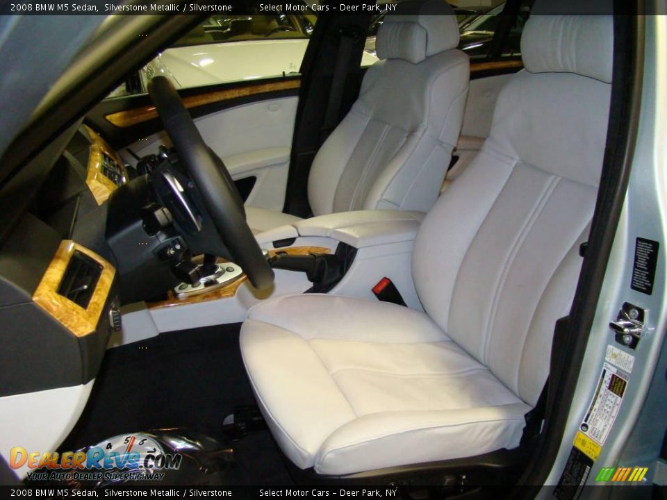 2008 BMW M5 Sedan Silverstone Metallic / Silverstone Photo #7