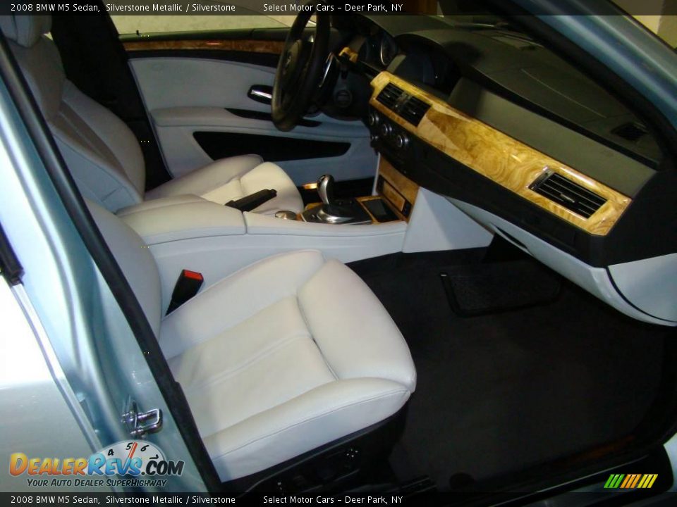 2008 BMW M5 Sedan Silverstone Metallic / Silverstone Photo #9