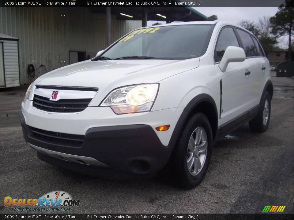 2009 Saturn VUE XE Polar White / Tan Photo #2