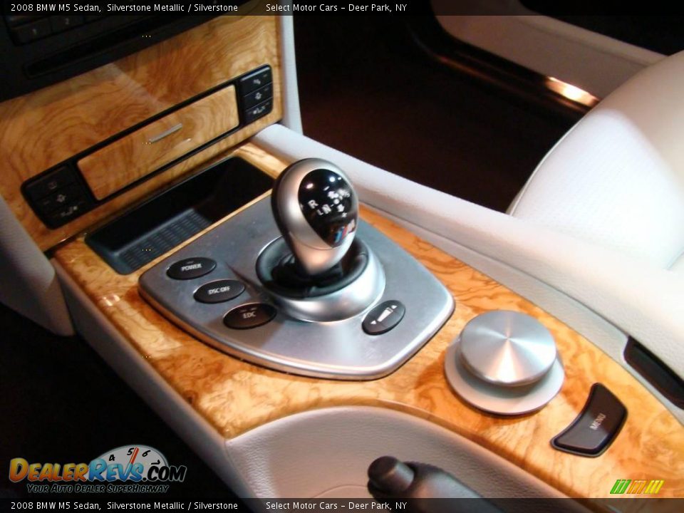 2008 BMW M5 Sedan Silverstone Metallic / Silverstone Photo #11