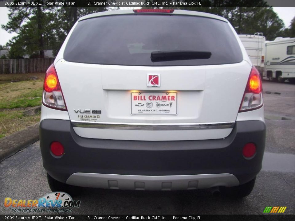 2009 Saturn VUE XE Polar White / Tan Photo #3