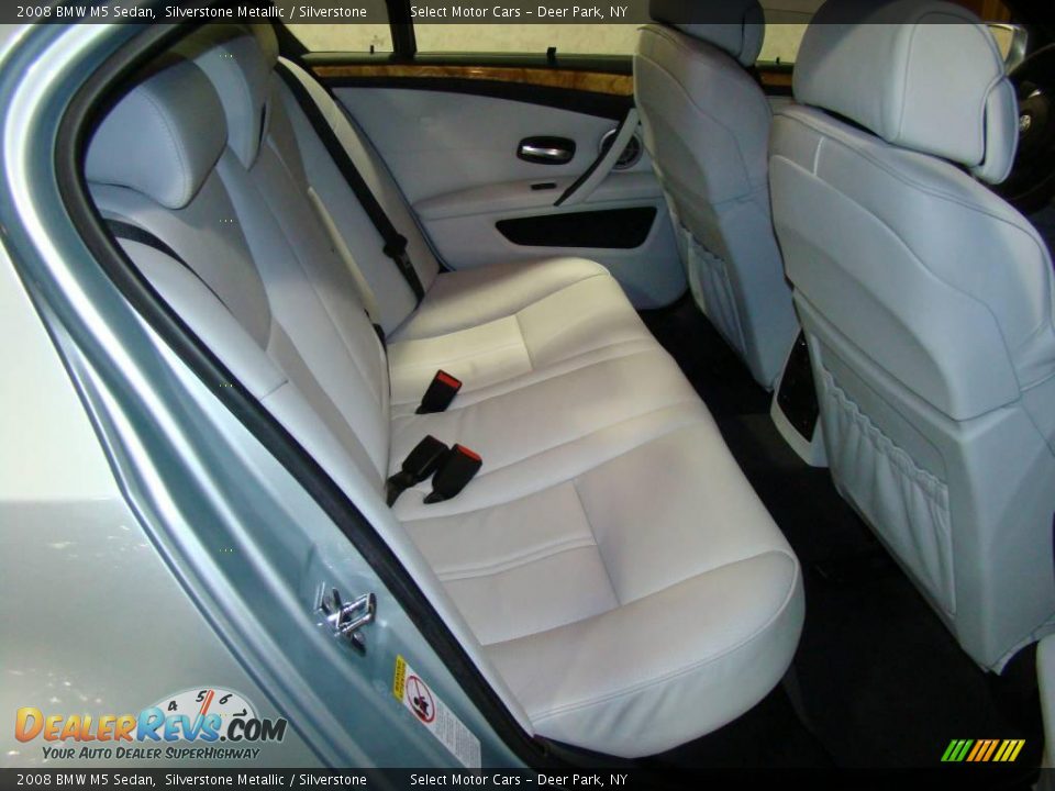 2008 BMW M5 Sedan Silverstone Metallic / Silverstone Photo #13