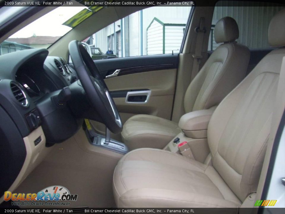 2009 Saturn VUE XE Polar White / Tan Photo #10