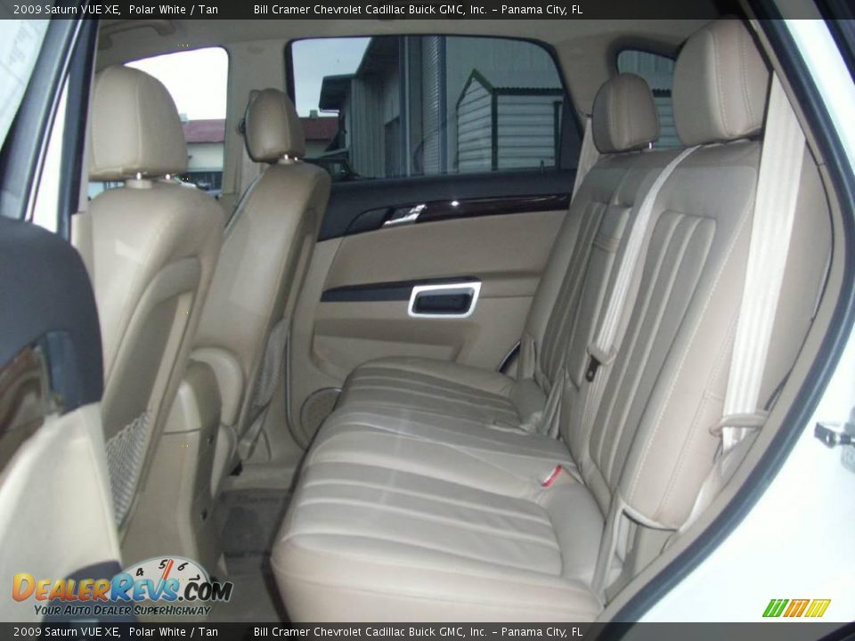 2009 Saturn VUE XE Polar White / Tan Photo #11