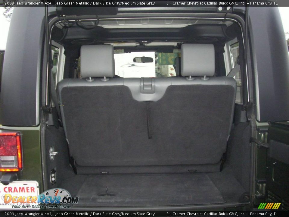 2009 Jeep Wrangler X 4x4 Jeep Green Metallic / Dark Slate Gray/Medium Slate Gray Photo #5