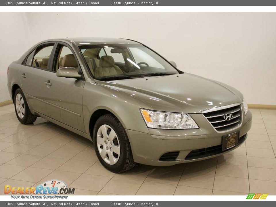 2009 Hyundai Sonata GLS Natural Khaki Green / Camel Photo #1