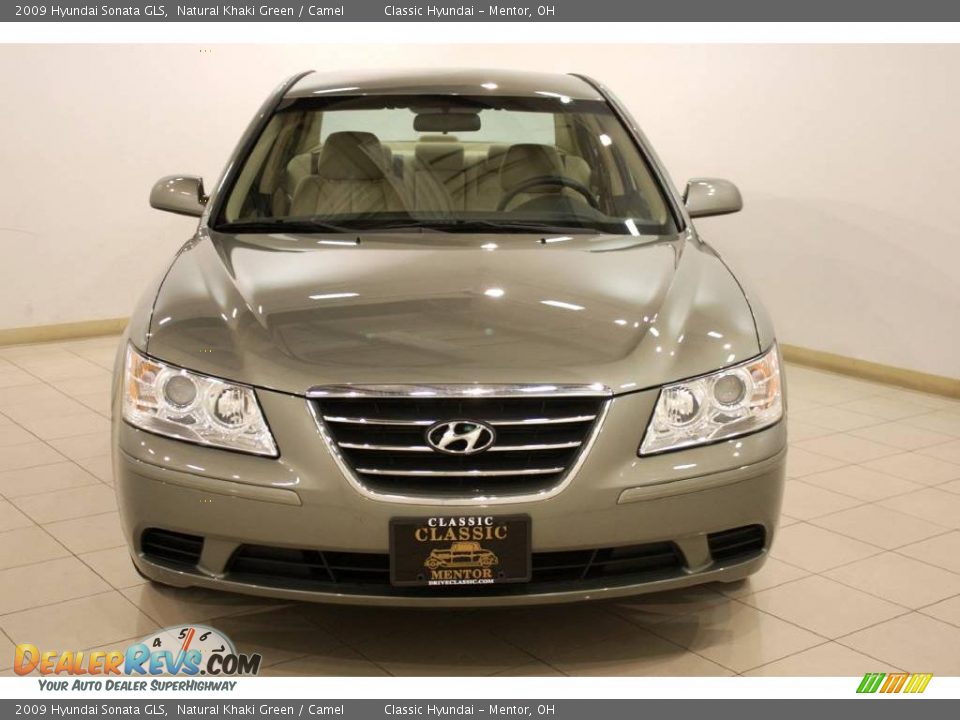2009 Hyundai Sonata GLS Natural Khaki Green / Camel Photo #2