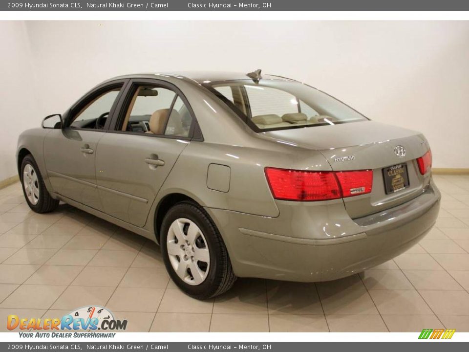 2009 Hyundai Sonata GLS Natural Khaki Green / Camel Photo #5
