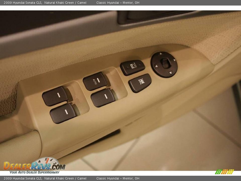 2009 Hyundai Sonata GLS Natural Khaki Green / Camel Photo #9