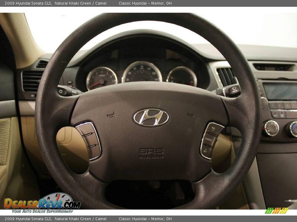 2009 Hyundai Sonata GLS Natural Khaki Green / Camel Photo #11