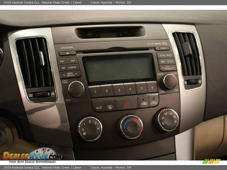 2009 Hyundai Sonata GLS Natural Khaki Green / Camel Photo #12