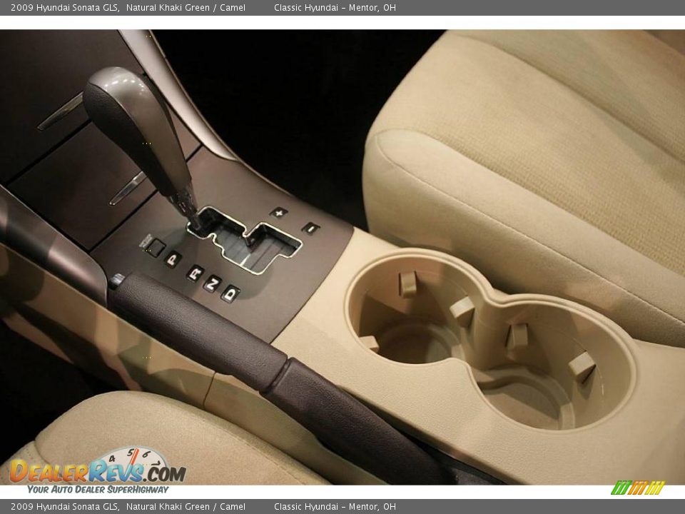 2009 Hyundai Sonata GLS Natural Khaki Green / Camel Photo #13