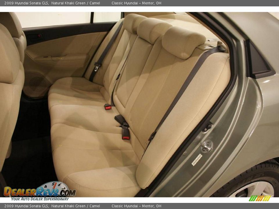 2009 Hyundai Sonata GLS Natural Khaki Green / Camel Photo #17
