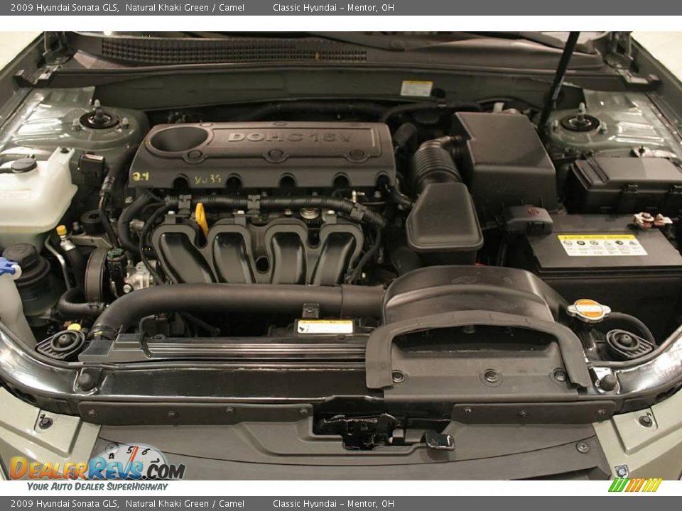 2009 Hyundai Sonata GLS Natural Khaki Green / Camel Photo #20