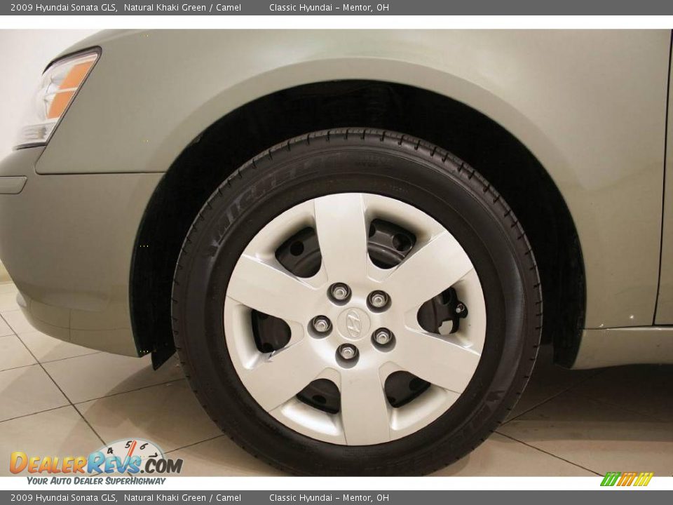 2009 Hyundai Sonata GLS Natural Khaki Green / Camel Photo #21