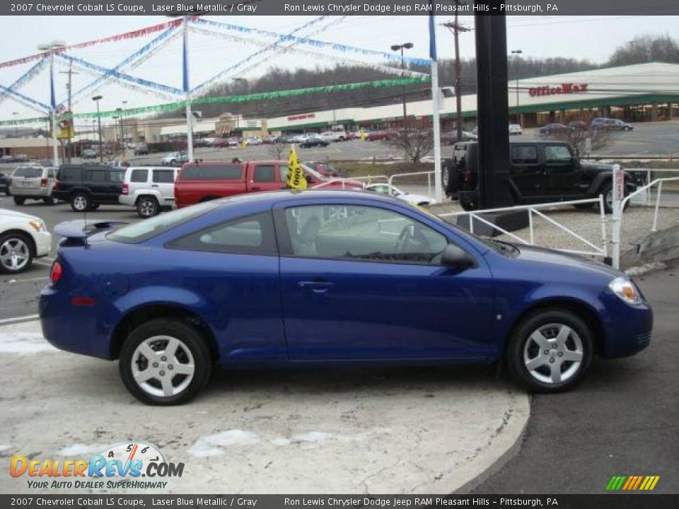 2007 Chevrolet Cobalt LS Coupe Laser Blue Metallic / Gray Photo #5