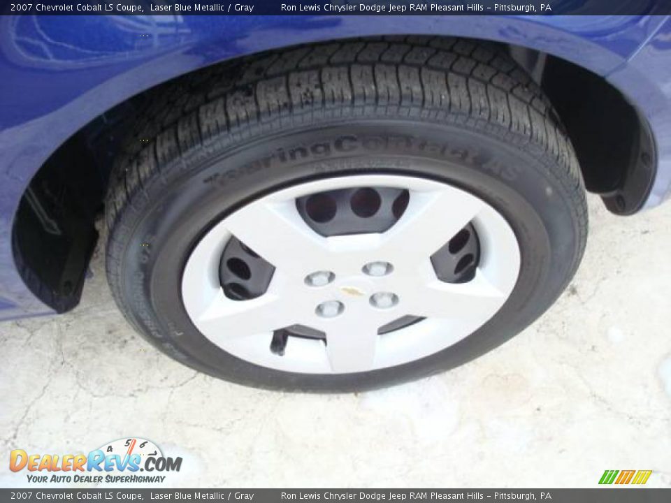 2007 Chevrolet Cobalt LS Coupe Laser Blue Metallic / Gray Photo #10