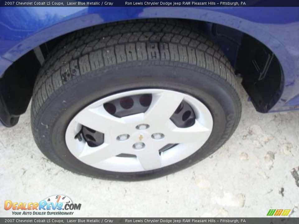 2007 Chevrolet Cobalt LS Coupe Laser Blue Metallic / Gray Photo #11