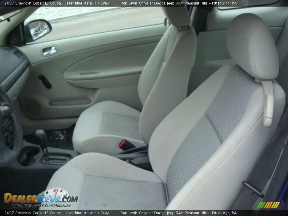 2007 Chevrolet Cobalt LS Coupe Laser Blue Metallic / Gray Photo #17