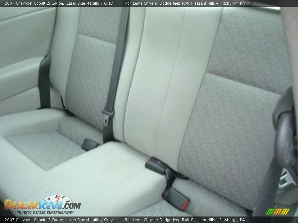 2007 Chevrolet Cobalt LS Coupe Laser Blue Metallic / Gray Photo #18