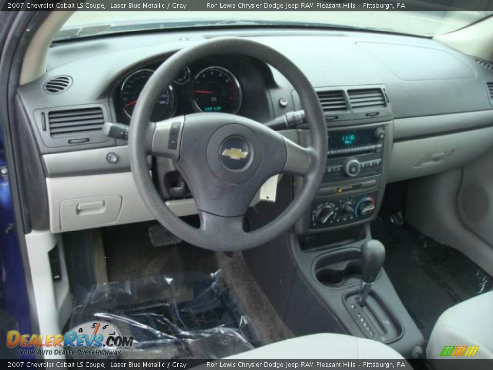 2007 Chevrolet Cobalt LS Coupe Laser Blue Metallic / Gray Photo #19