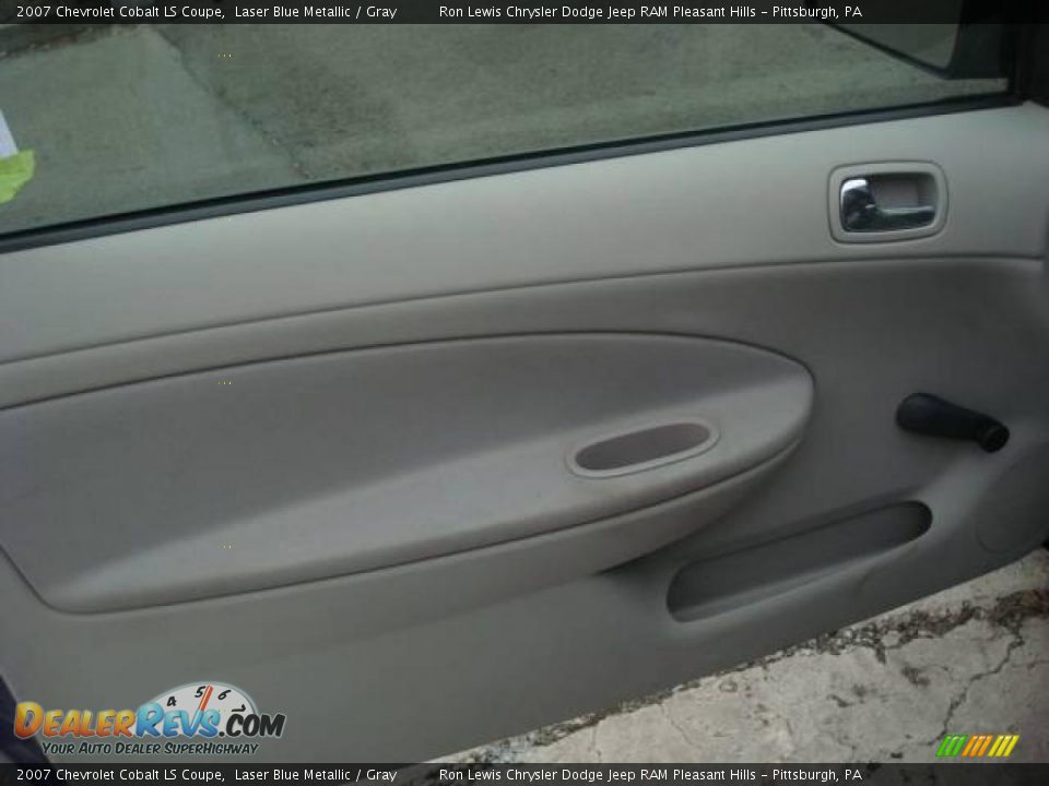 2007 Chevrolet Cobalt LS Coupe Laser Blue Metallic / Gray Photo #20