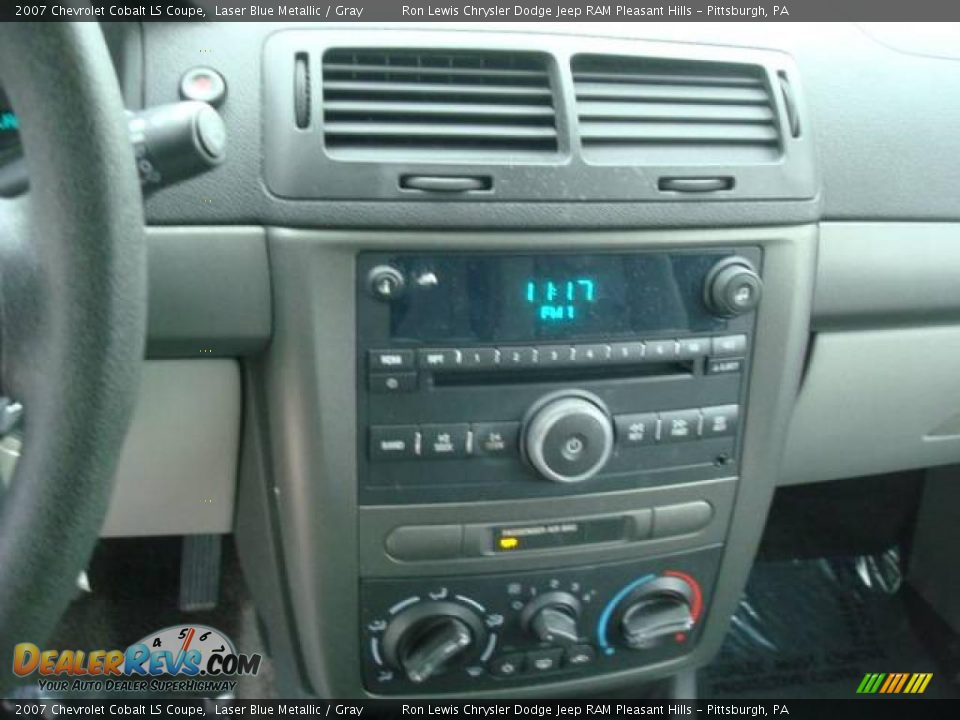 2007 Chevrolet Cobalt LS Coupe Laser Blue Metallic / Gray Photo #23