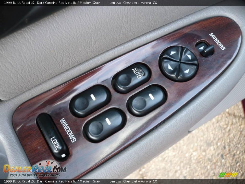 1999 Buick Regal LS Dark Carmine Red Metallic / Medium Gray Photo #8