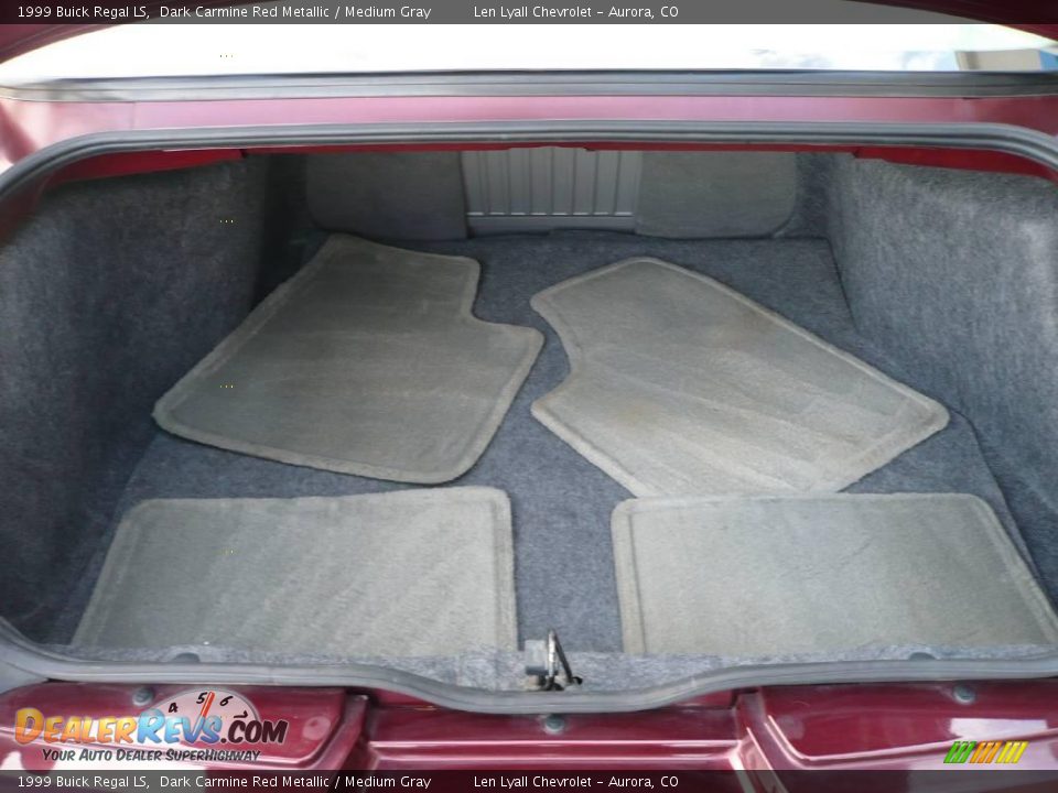 1999 Buick Regal LS Dark Carmine Red Metallic / Medium Gray Photo #12