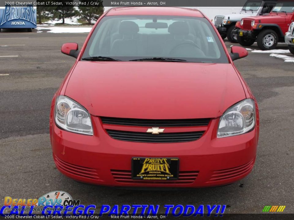 2008 Chevrolet Cobalt LT Sedan Victory Red / Gray Photo #4
