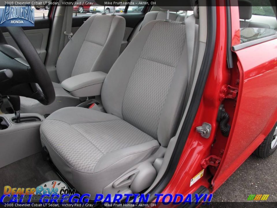 2008 Chevrolet Cobalt LT Sedan Victory Red / Gray Photo #11