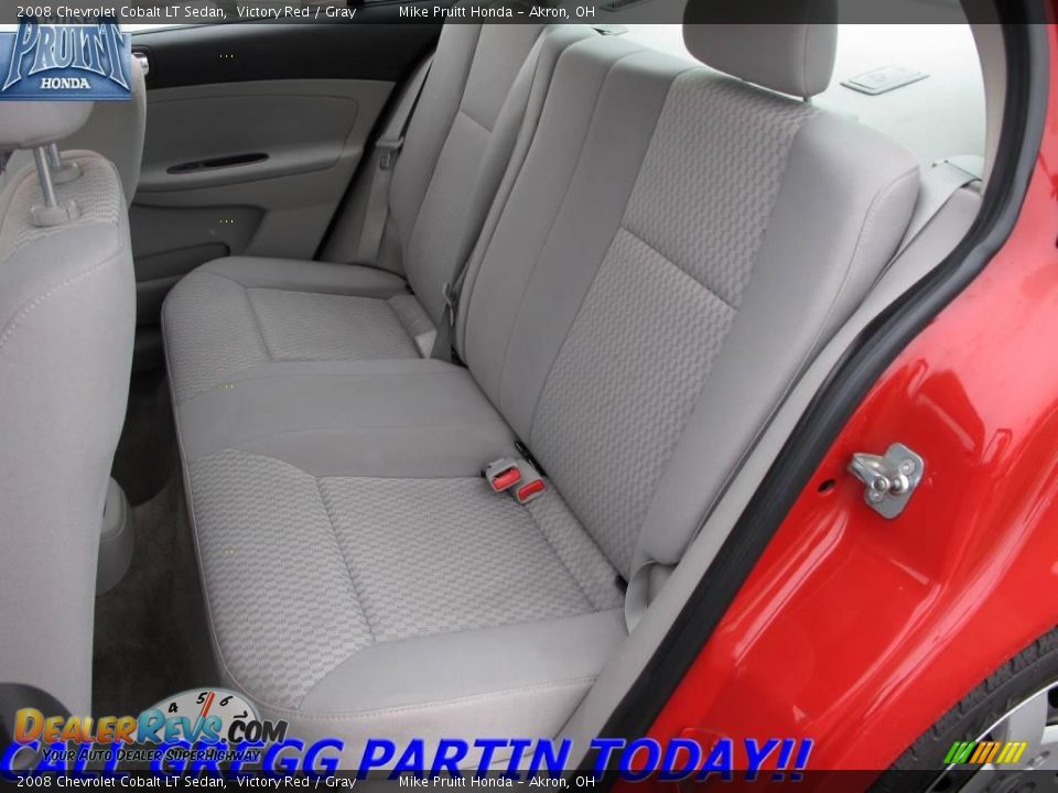 2008 Chevrolet Cobalt LT Sedan Victory Red / Gray Photo #12