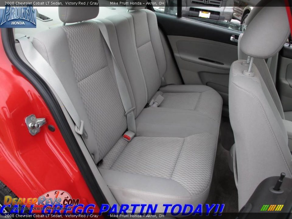 2008 Chevrolet Cobalt LT Sedan Victory Red / Gray Photo #13