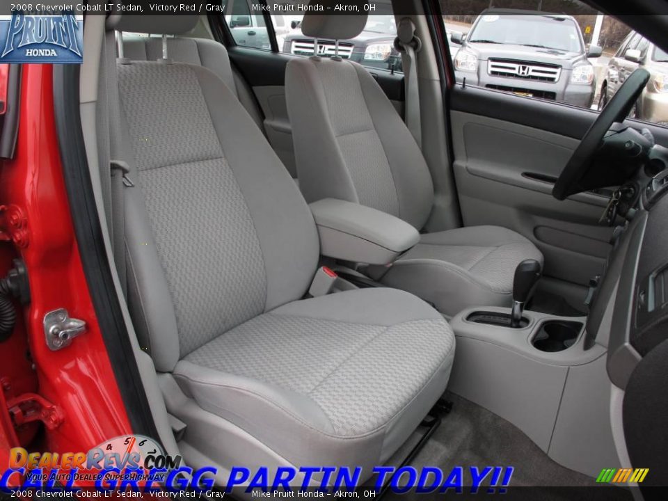 2008 Chevrolet Cobalt LT Sedan Victory Red / Gray Photo #14