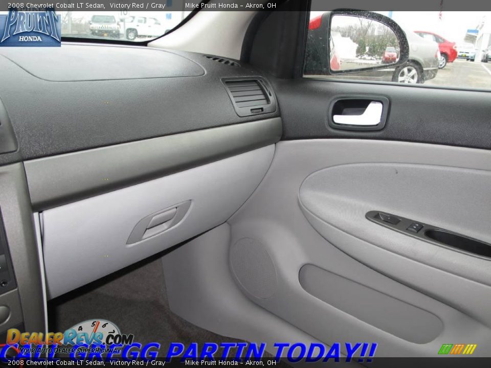 2008 Chevrolet Cobalt LT Sedan Victory Red / Gray Photo #22
