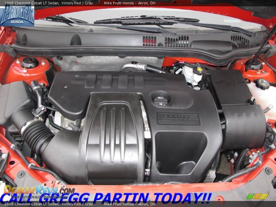 2008 Chevrolet Cobalt LT Sedan Victory Red / Gray Photo #23