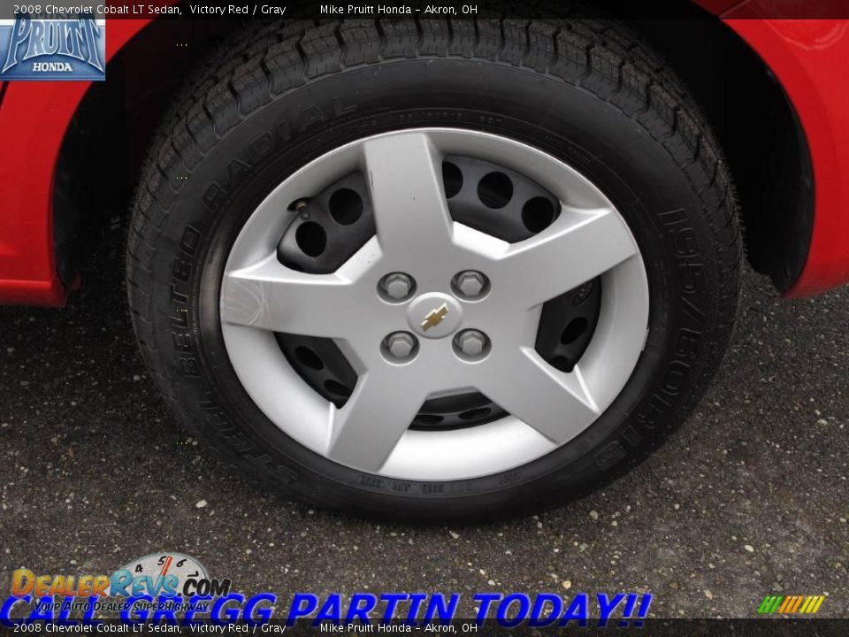2008 Chevrolet Cobalt LT Sedan Victory Red / Gray Photo #25