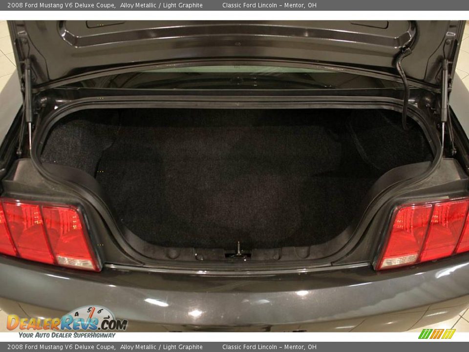 2008 Ford Mustang V6 Deluxe Coupe Alloy Metallic / Light Graphite Photo #18