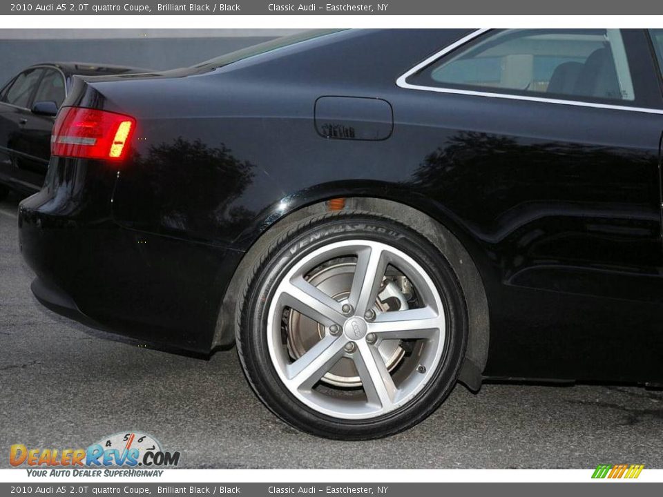 2010 Audi A5 2.0T quattro Coupe Brilliant Black / Black Photo #6