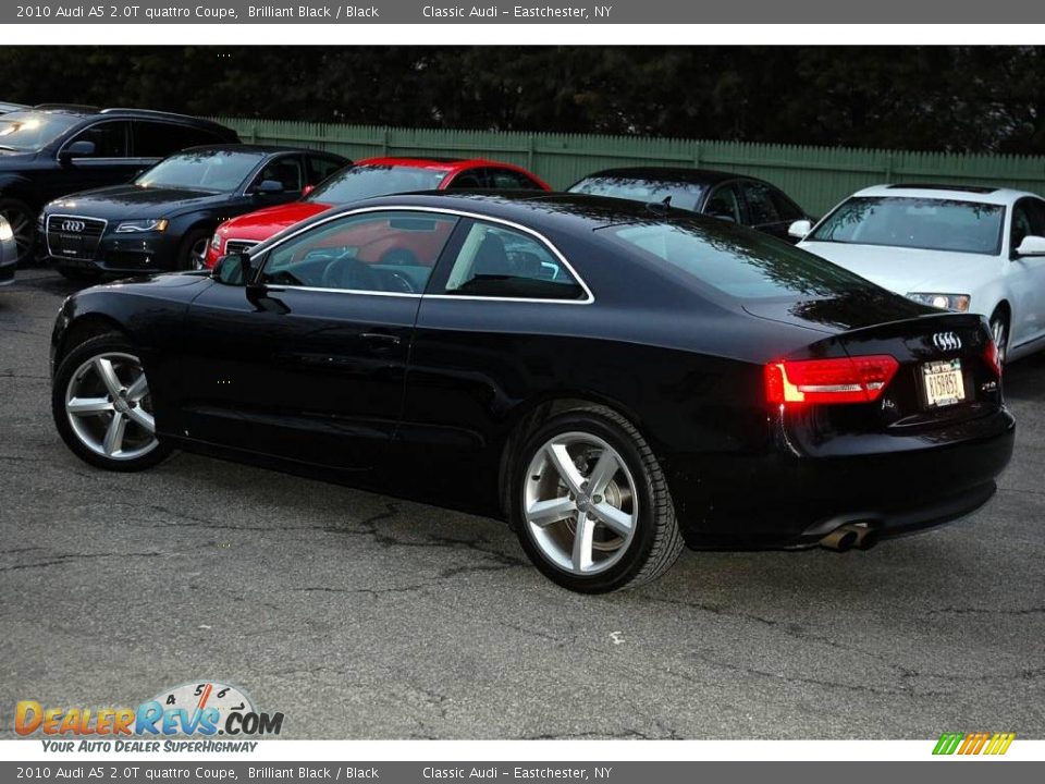 2010 Audi A5 2.0T quattro Coupe Brilliant Black / Black Photo #11