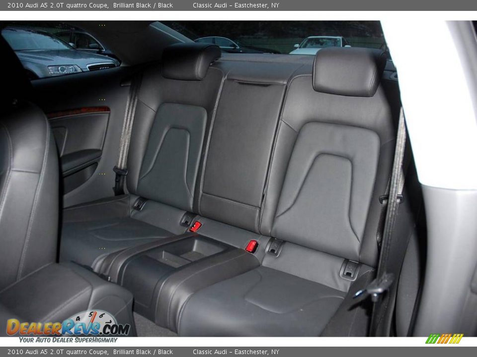 2010 Audi A5 2.0T quattro Coupe Brilliant Black / Black Photo #16
