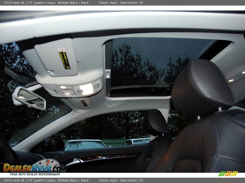 2010 Audi A5 2.0T quattro Coupe Brilliant Black / Black Photo #17
