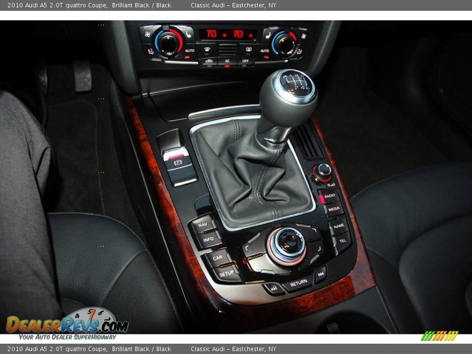2010 Audi A5 2.0T quattro Coupe Brilliant Black / Black Photo #19