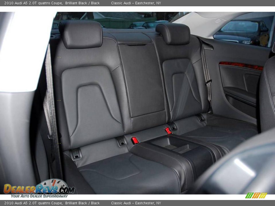 2010 Audi A5 2.0T quattro Coupe Brilliant Black / Black Photo #23