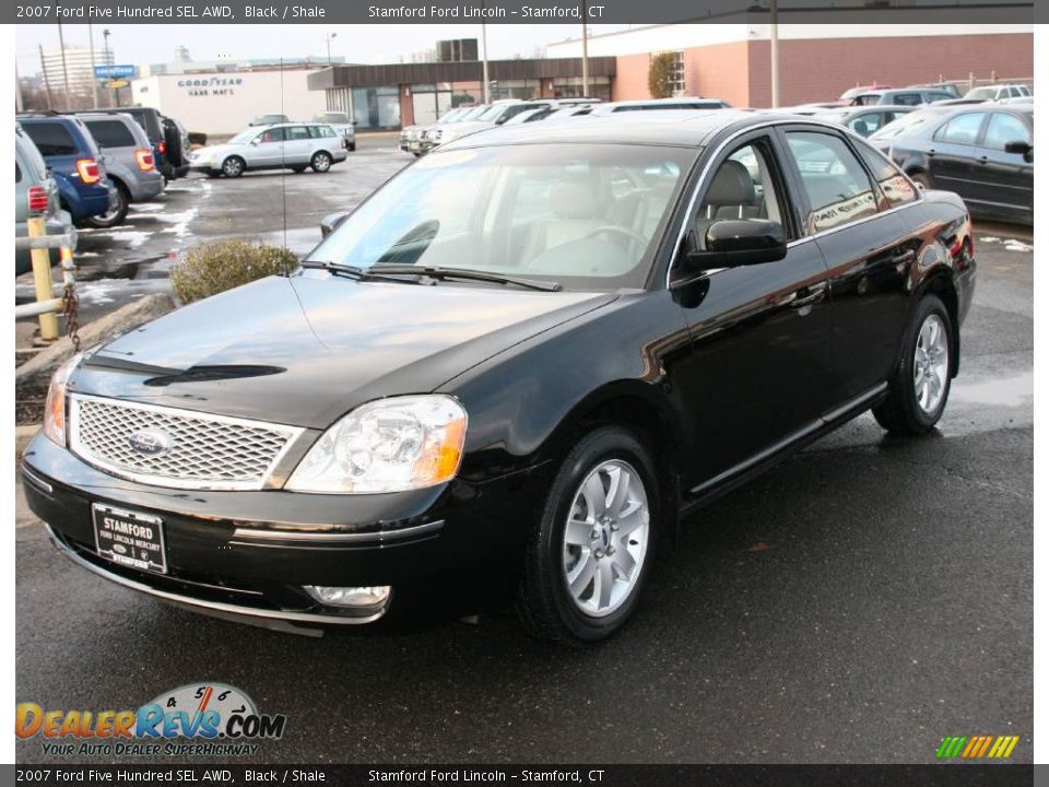 2007 Ford Five Hundred SEL AWD Black / Shale Photo #1