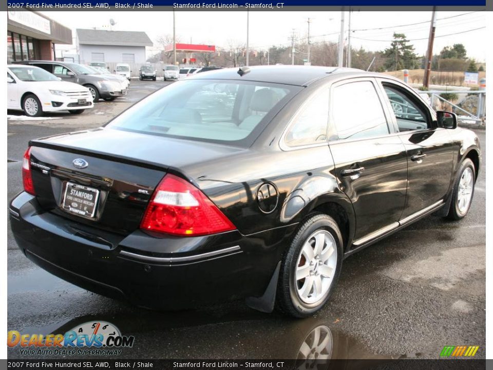 2007 Ford Five Hundred SEL AWD Black / Shale Photo #5