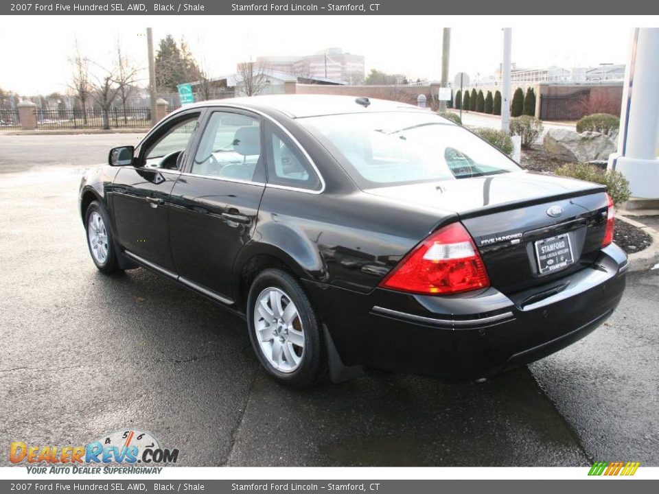 2007 Ford Five Hundred SEL AWD Black / Shale Photo #8
