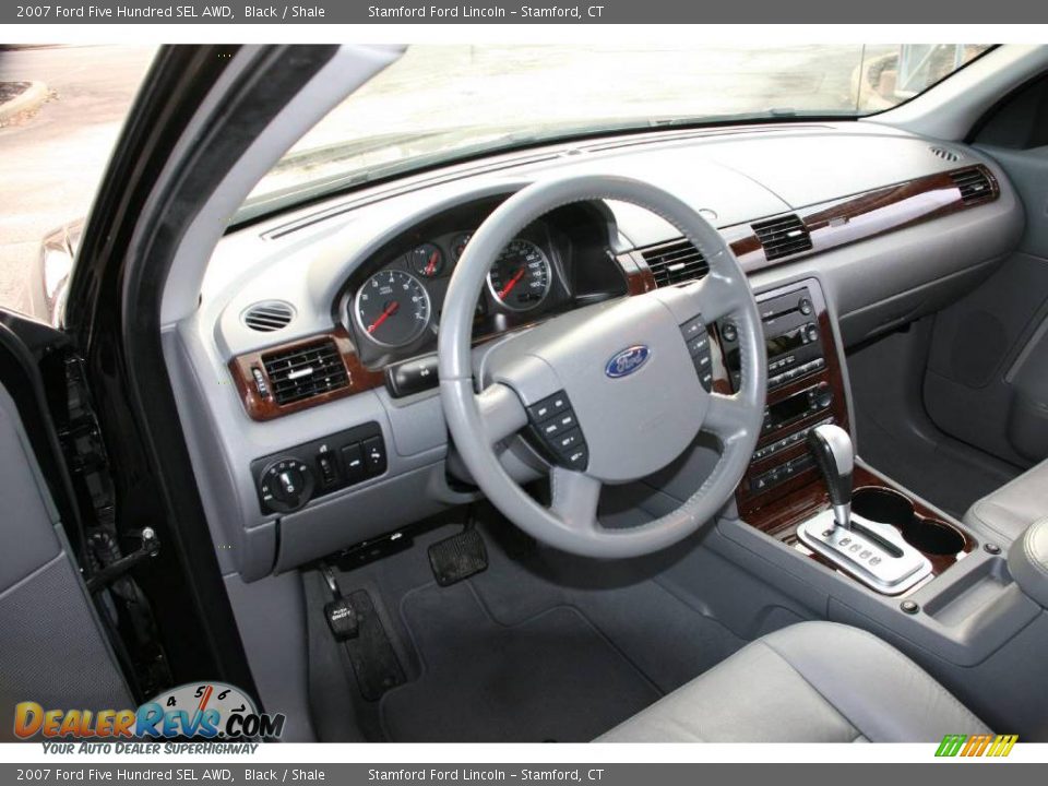 2007 Ford Five Hundred SEL AWD Black / Shale Photo #11