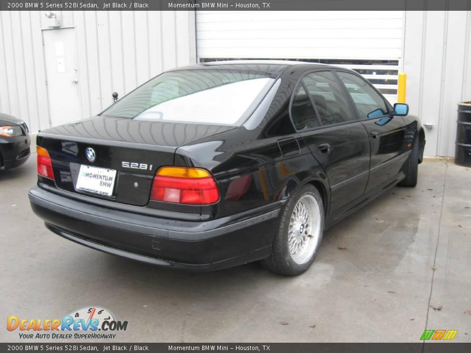 2000 BMW 5 Series 528i Sedan Jet Black / Black Photo #3